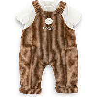 12" Bear Overalls & T-Shirt - Little Explorer