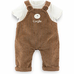 12" Bear Overalls & T-Shirt - Little Explorer