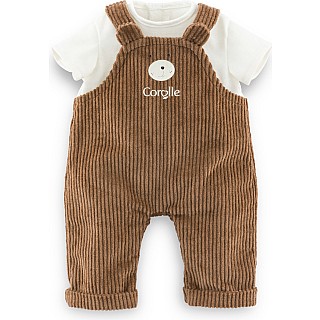 12" Bear Overalls & T-Shirt - Little Explorer