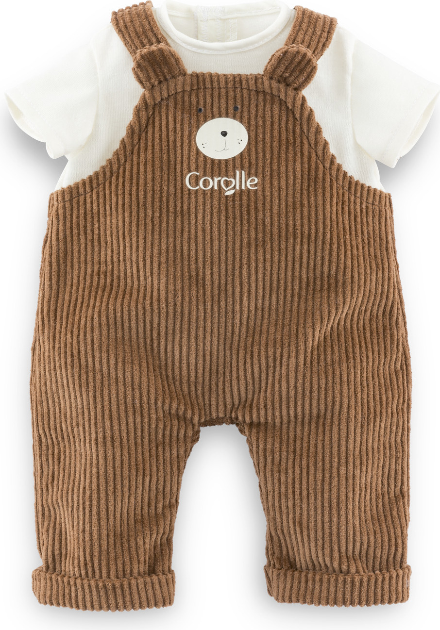 12" Bear Overalls & T-Shirt - Little Explorer