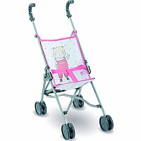 Corolle Pink Umbrella Stroller 