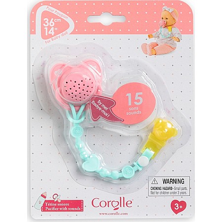 Corolle 14"/17" Pacifier with Sounds