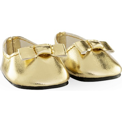 14" Ballet Flats - Gold
