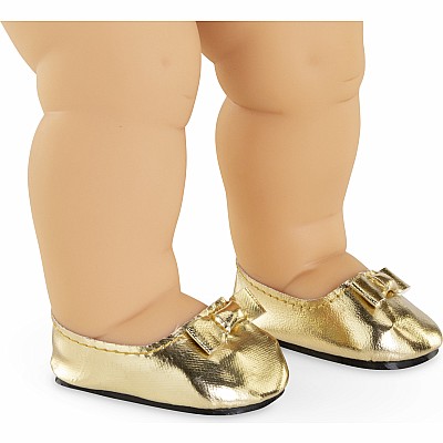 14" Ballet Flats - Gold