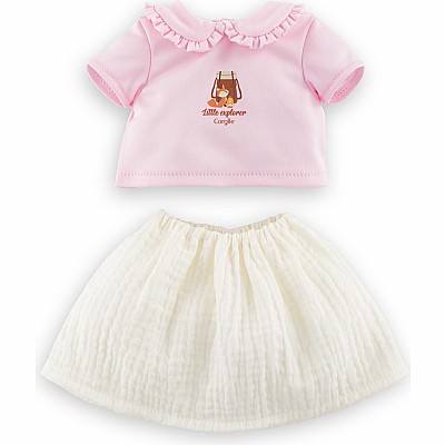 14" T-Shirt & Skirt - Little Explorer