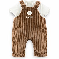 14" Bear Overalls & T-Shirt - Little Explorer