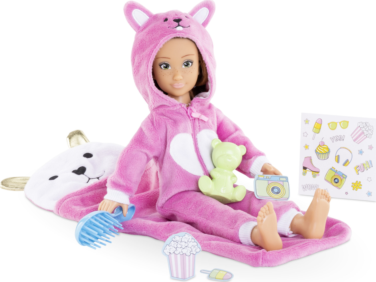 Corolle Girls Zoe Pajama Party Set - The Toy Box Hanover