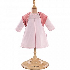 Corolle Mon Classique Pink Dress & Woolen Vest