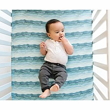 Waves Premium Crib Sheet