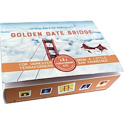 Crystal Growing Golden Gate Bridge