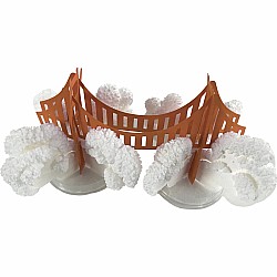 Crystal Growing Golden Gate Bridge