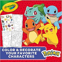 96-Page Coloring Book, Pokemon