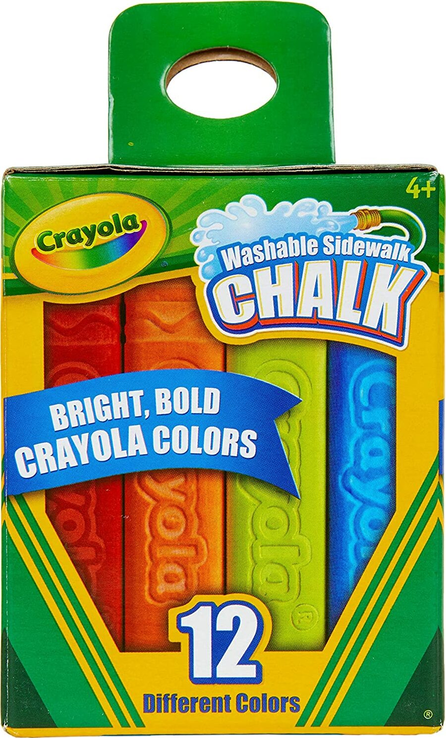 Crayola Sidewalk Chalk, Assorted Colors - 16 count