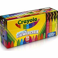 64 Ct. Ultimate Washable Sidewalk Chalk Collection