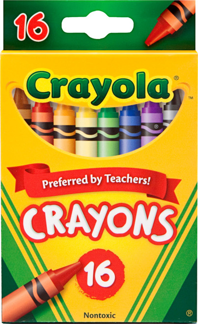 The Teachers' Lounge®  Crayons, Regular Size, 64 Count with Sharpener