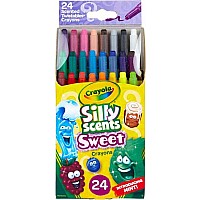 24 Ct. Silly Scents Mini Twistables Scented Crayons