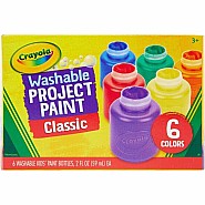 Crayola 6 Washable Kids' Paint Bottles