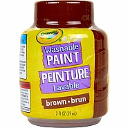 Crayola Washable Paint - Brown (2oz)