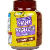 Crayola Washable Paint - Brown (2oz)