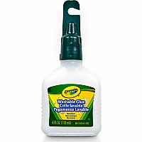 4 oz Bottle Washable No-Run School Glue