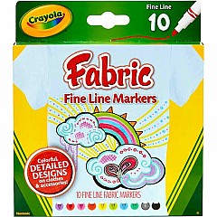 10 Ct. Fine Line Fabric Markers