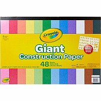Giant Construction Paper W/Stencils