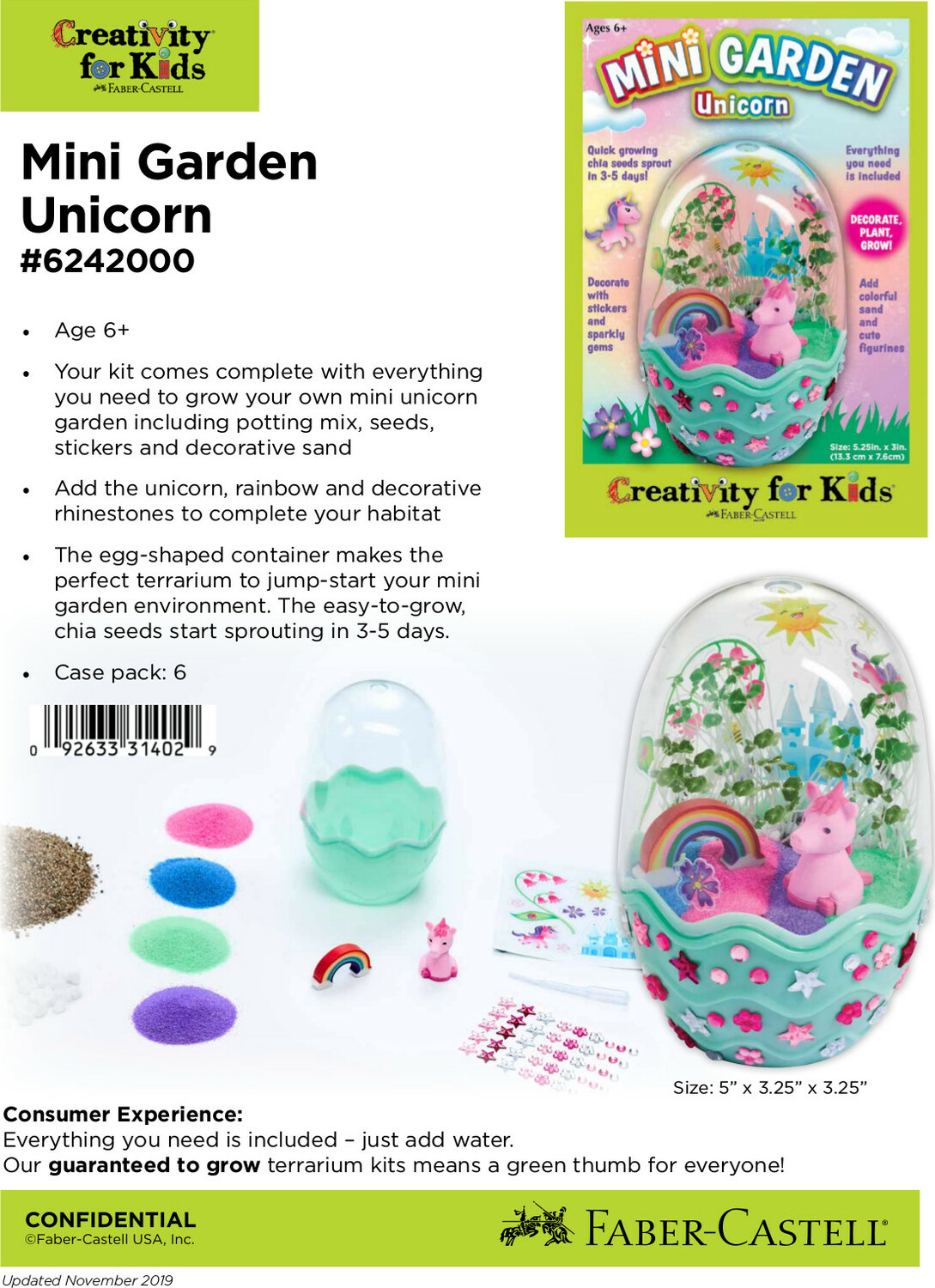 Creativity for Kids Mini Garden Unicorn