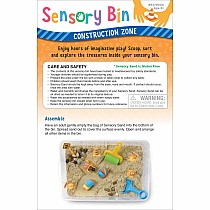 Creativity Sensory Bin Construction Zone
