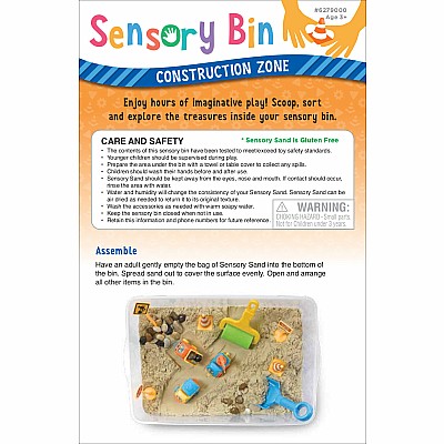 Sensory Bin Construction Zone