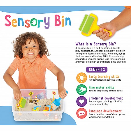 Sensory Bin Construction Zone