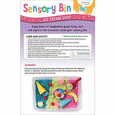 Sensory Bin Ice Cream Shop