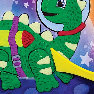 Do Art Coloring With Clay: Space Pets