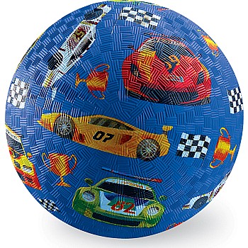 5 inch Playground Ball - At the Races (Pink)