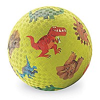 Crocodile Creek Dinosaurs Red Playground Ball 5 inches
