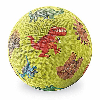 Crocodile Creek Dinosaurs Green Playground Ball 5 inches