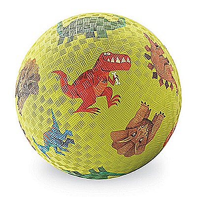Crocodile Creek Dinosaurs Green Playground Ball 5 inches