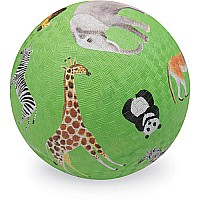 5" Playground Ball  Wild Animals