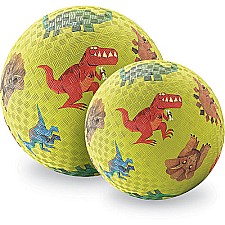 Crocodile Creek Dinosaurs Green Playground Ball 7 inches