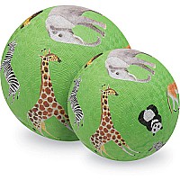 7" Playground Ball Loose  Wild Animals