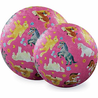 7" Playball - Ponies Pink