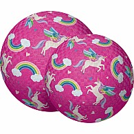 5" Playground Ball - Unicorn Rainbow