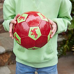 Dinosaur, Glitter Soccer Ball Size 3