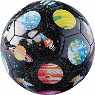 Size 3 Glitter Soccer Ball - Space Explorer
