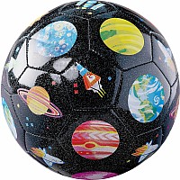 Size 3 Glitter Soccer Ball - Space Explorer