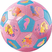 Size 3 Glitter Soccer Ball - Mermaids