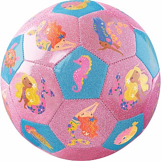 Size 3 Glitter Soccer Ball - Mermaids