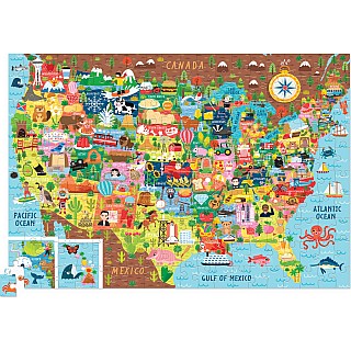 200-pc USA Puzzle