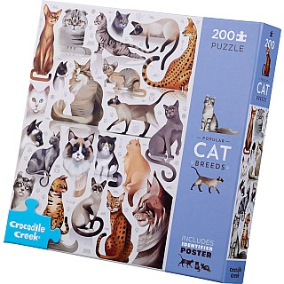 200-Piece Puzzle - Cat Breeds