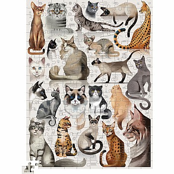 Crocodile Creek "Cat Breeds" (200 pc Puzzle)