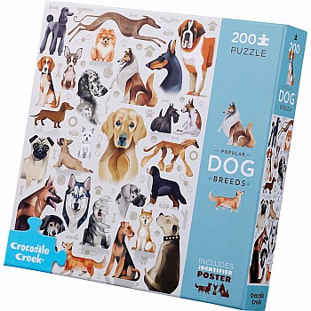 Crocodile Creek "Dog Breeds" (200 pc Puzzle)
